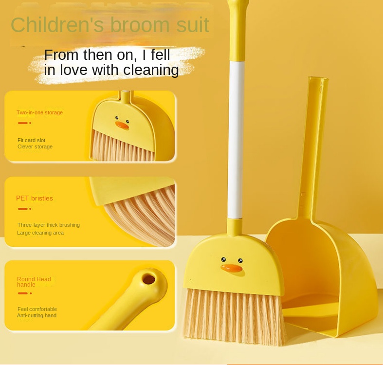 Food grade PP Children's Mini  - Kids Outdoor Broom ulasan dan harga