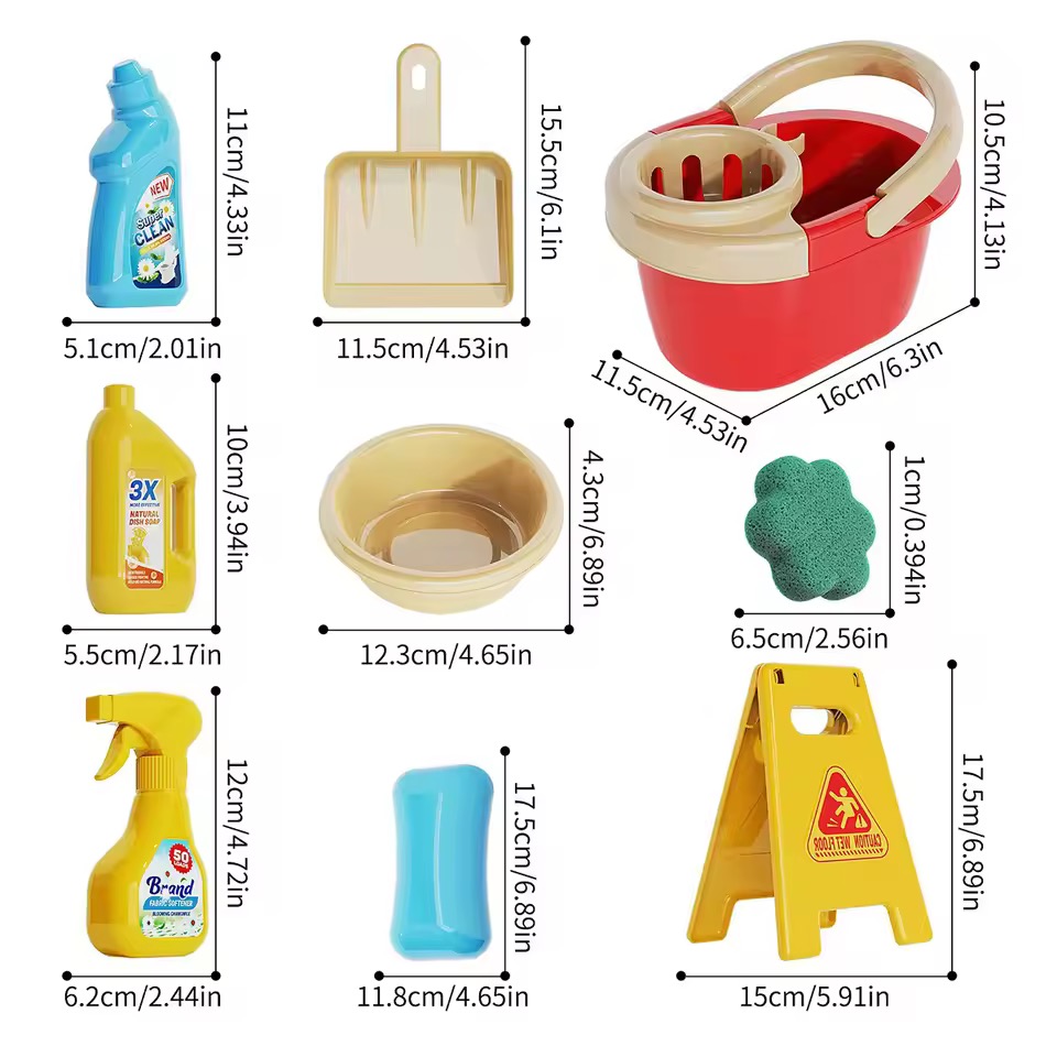 Pretend Play Toys Children Sim - Kids Outdoor Broom ulasan dan harga