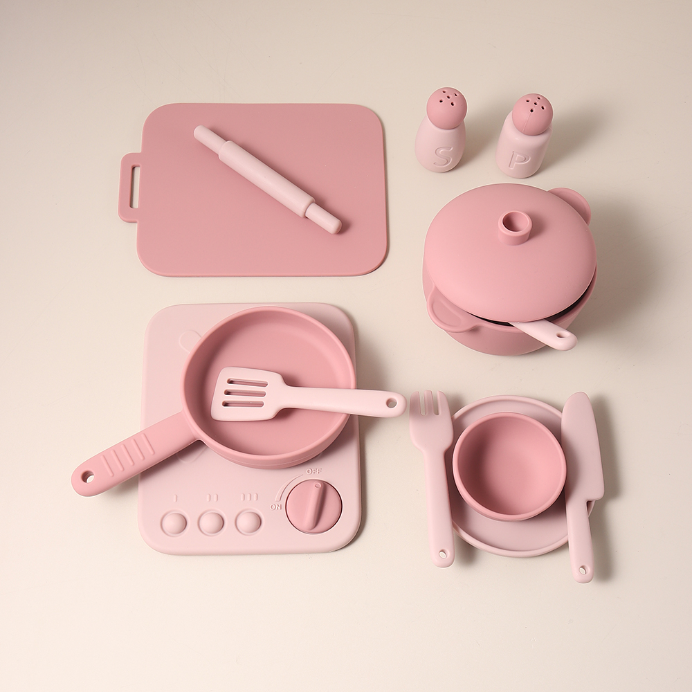 13 Pcs Set Silicone Cooking Pl - Kids Outdoor Kitchen Accessories ulasan dan harga